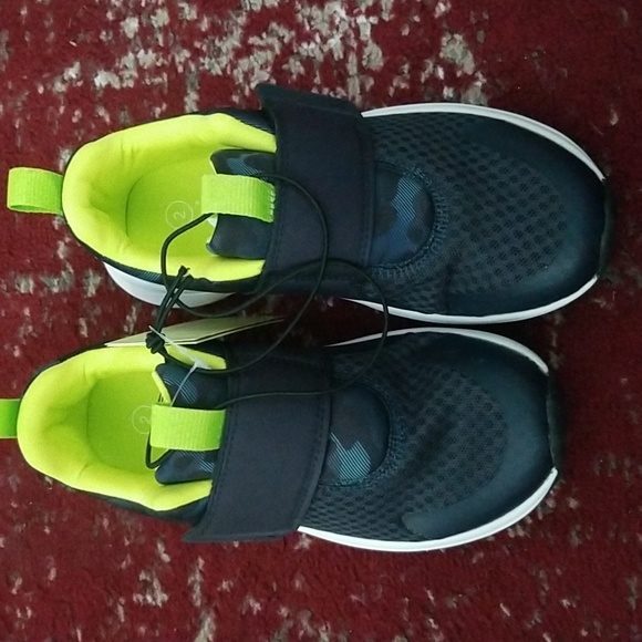 all in motion Other - NWT Size 2 All in Motion Blue and Neon  Green/Yellow Sneakers